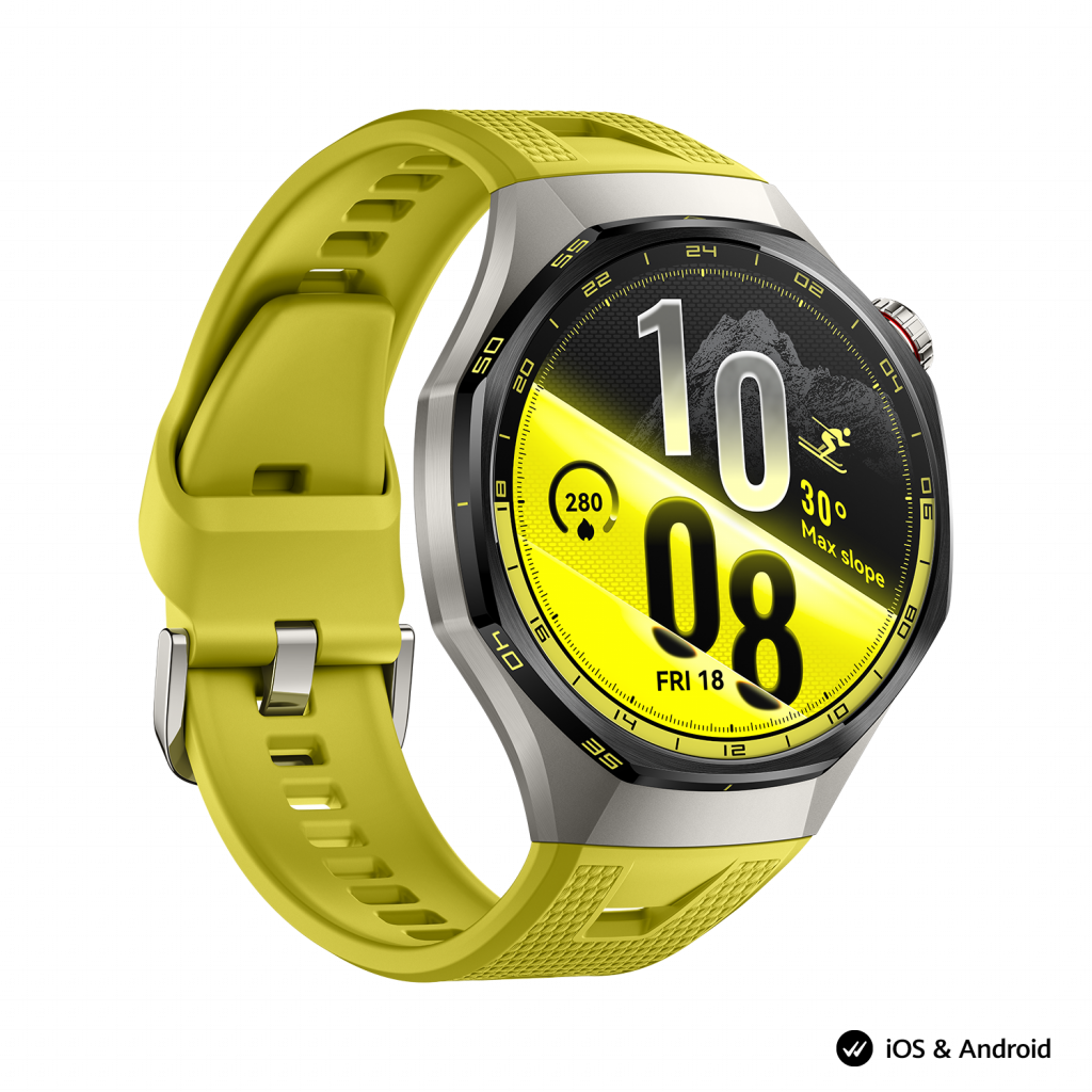 Смарт часовник Huawei Watch GT 7 Pro Atum-B49W Yellow Fluoroelastomer